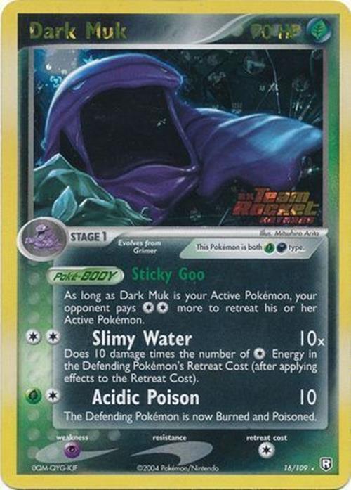 Dark Muk (16/109) (Stamped) [EX: Team Rocket Returns] | Galactic Gamez