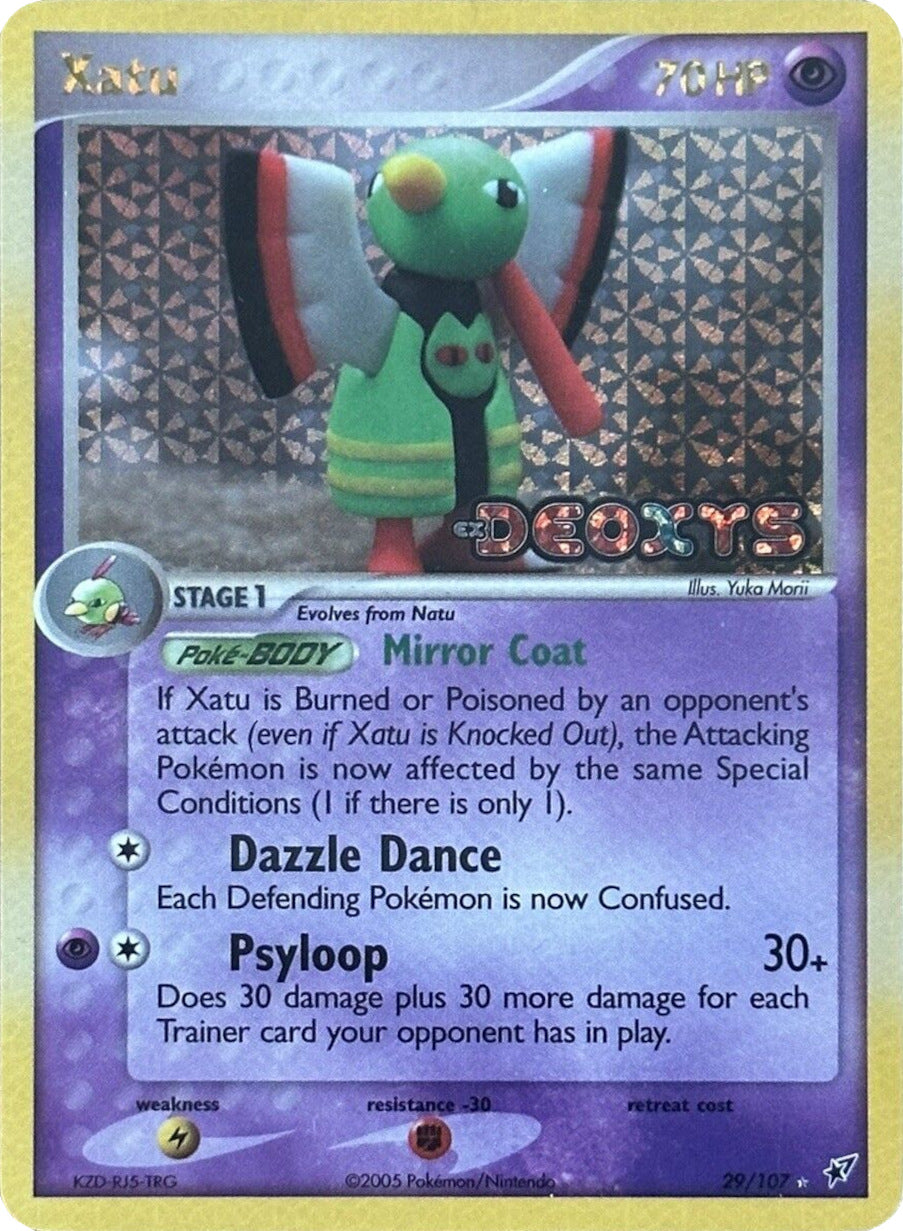 Xatu (29/107) (Stamped) [EX: Deoxys] | Galactic Gamez