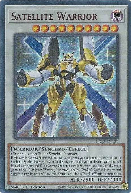 Satellite Warrior (Red) [LDS3-EN121] Ultra Rare | Galactic Gamez