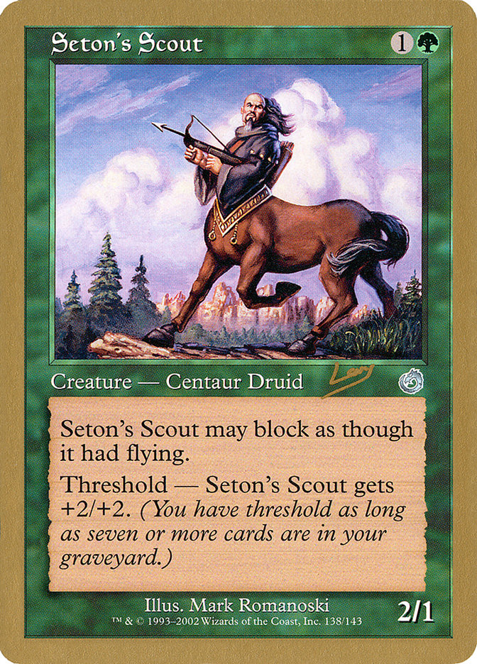 Seton's Scout (Raphael Levy) [World Championship Decks 2002] | Galactic Gamez