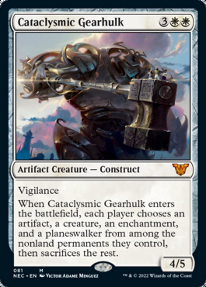 Cataclysmic Gearhulk [Kamigawa: Neon Dynasty Commander] | Galactic Gamez