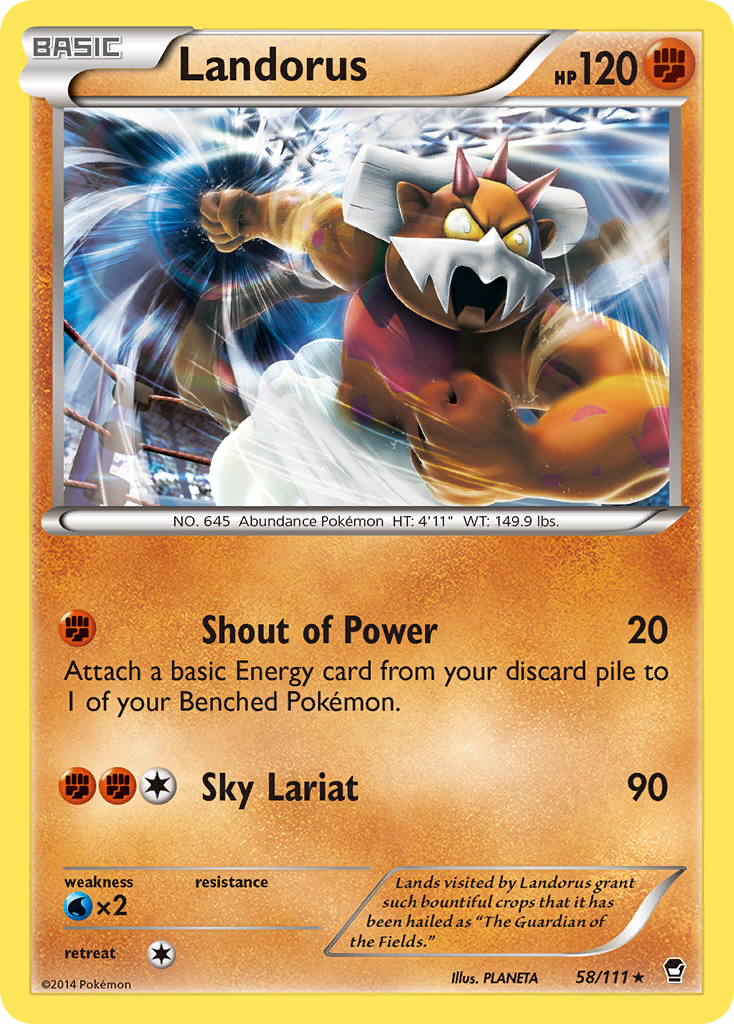 Landorus (58/111) [XY: Furious Fists] | Galactic Gamez