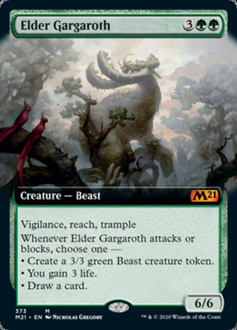 Elder Gargaroth (Extended Art) [Core Set 2021] | Galactic Gamez