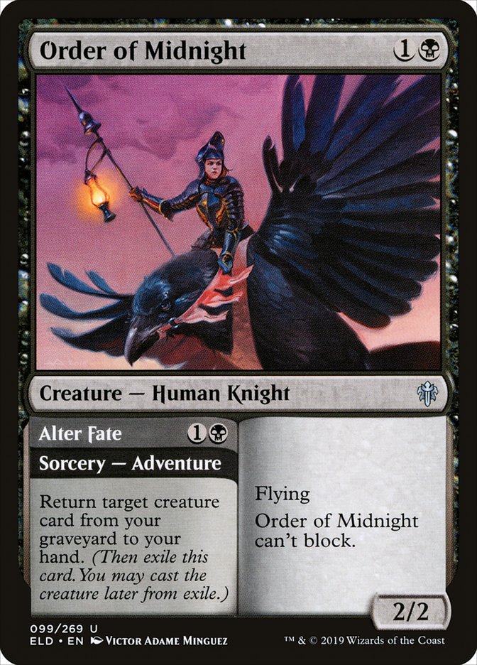 Order of Midnight // Alter Fate [Throne of Eldraine] | Galactic Gamez