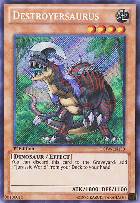 Destroyersaurus [LCJW-EN158] Secret Rare | Galactic Gamez