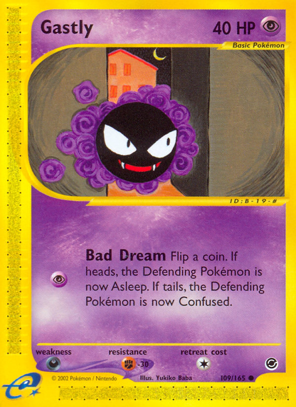 Gastly (109/165) [Expedition: Base Set] | Galactic Gamez