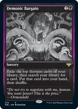 Demonic Bargain [Innistrad: Double Feature] | Galactic Gamez