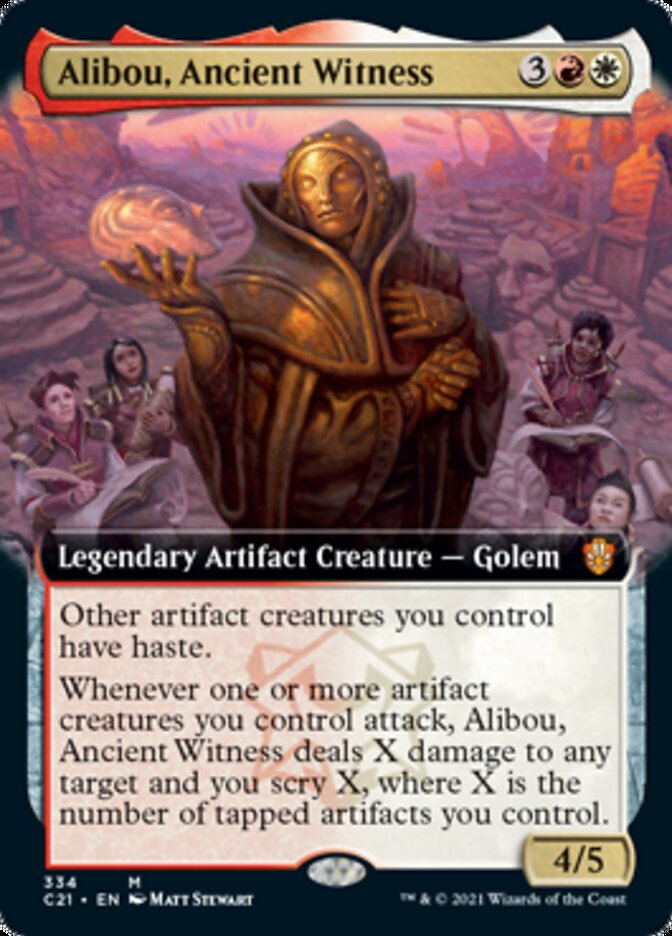 Alibou, Ancient Witness (Extended) [Commander 2021] | Galactic Gamez