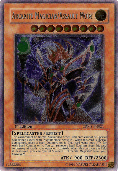 Arcanite Magician/Assault Mode (UTR) [CRMS-EN021] Ultimate Rare | Galactic Gamez