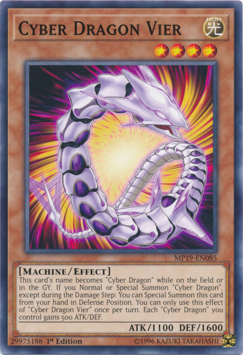 Cyber Dragon Vier [MP19-EN085] Common | Galactic Gamez