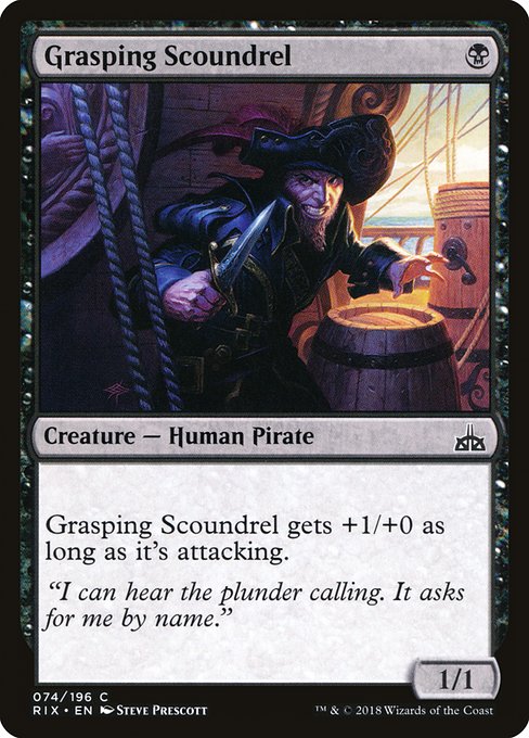 Grasping Scoundrel [Rivals of Ixalan] | Galactic Gamez