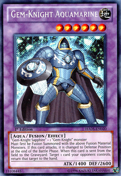 Gem-Knight Aquamarine [HA05-EN020] Secret Rare | Galactic Gamez