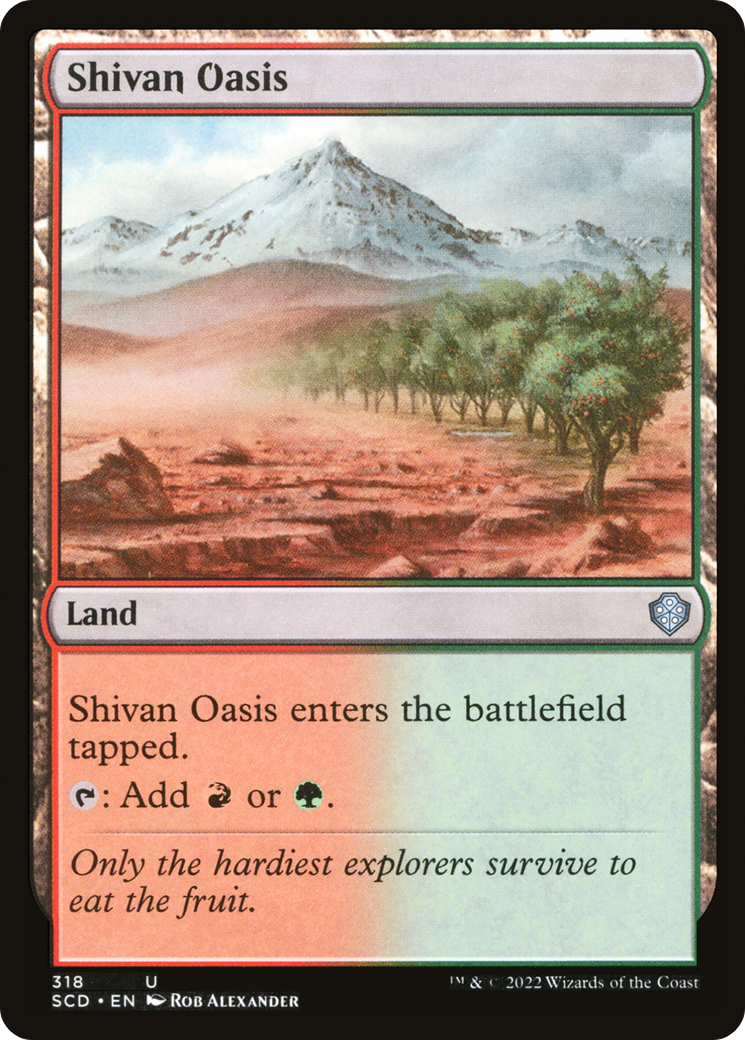 Shivan Oasis [Starter Commander Decks] | Galactic Gamez