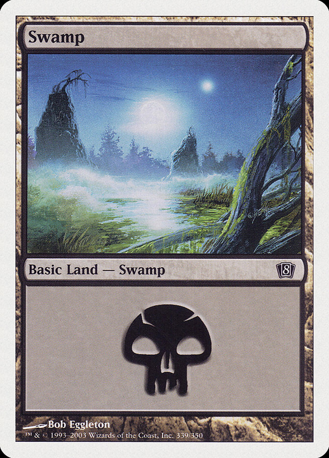 Swamp (339) [Eighth Edition] | Galactic Gamez