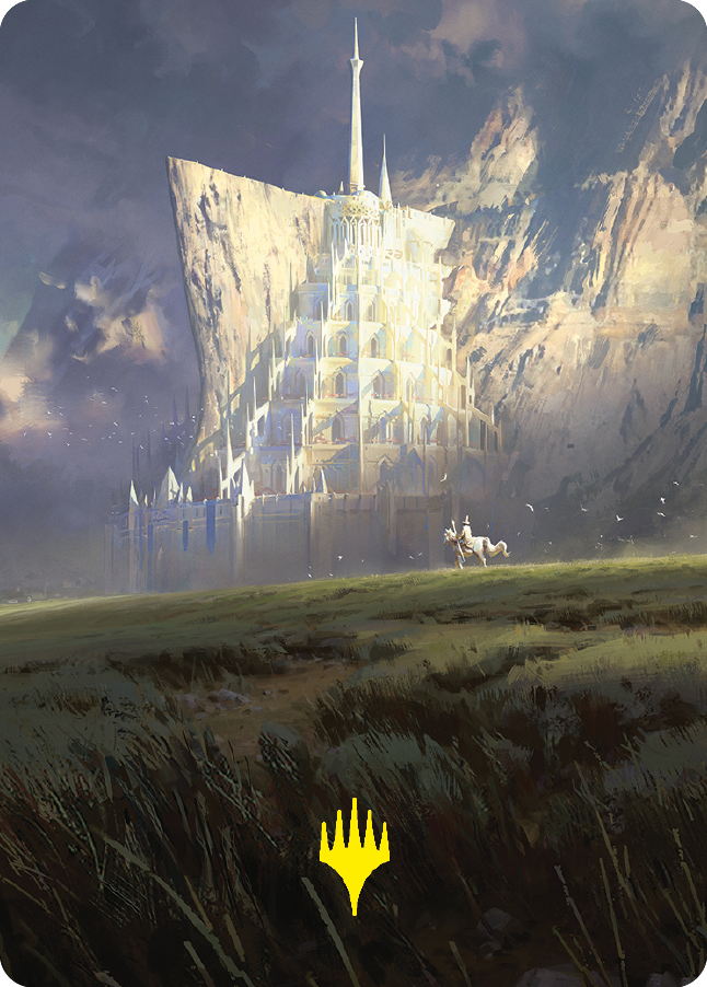 Minas Tirith Art Card (Gold-Stamped Signature) [The Lord of the Rings: Tales of Middle-earth Art Series] | Galactic Gamez