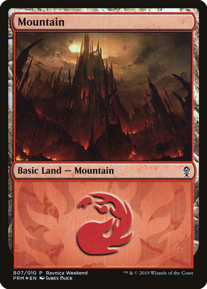 Mountain (B07) [Ravnica Allegiance Guild Kit] | Galactic Gamez