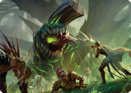 Noxious Assault Art Card [Phyrexia: All Will Be One Art Series] | Galactic Gamez