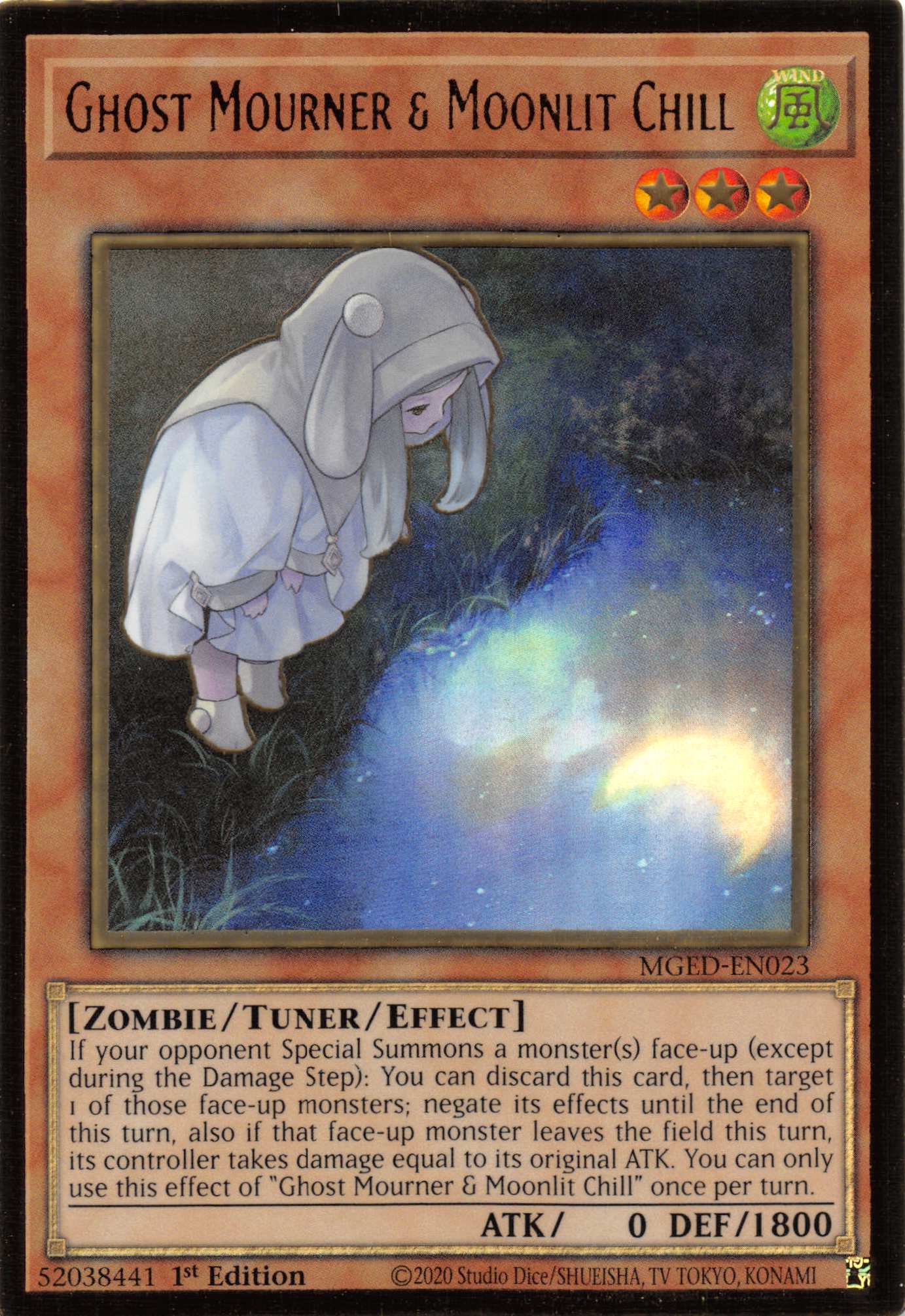 Ghost Mourner & Moonlit Chill (Alternate Art) [MGED-EN023] Gold Rare | Galactic Gamez