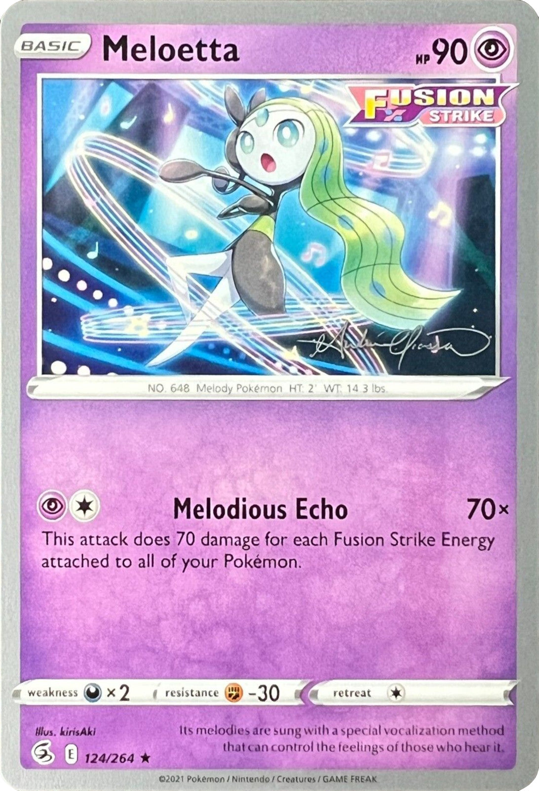 Meloetta (124/264) (The Shape of Mew - Andre Chiasson) [World Championships 2022] | Galactic Gamez