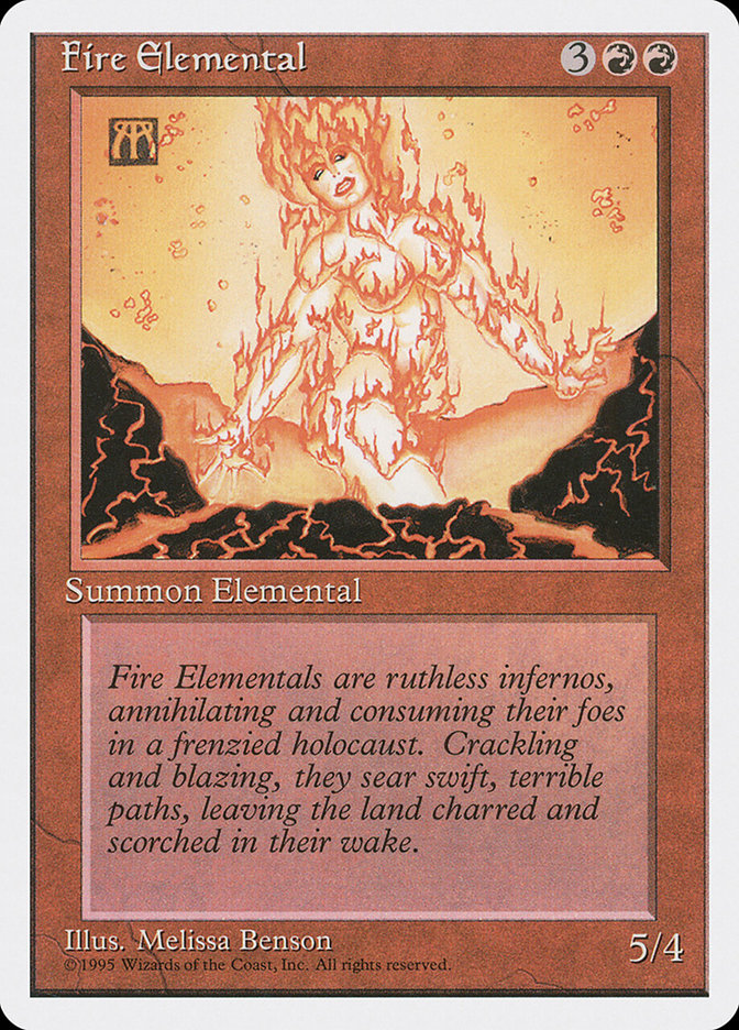 Fire Elemental [Fourth Edition] | Galactic Gamez