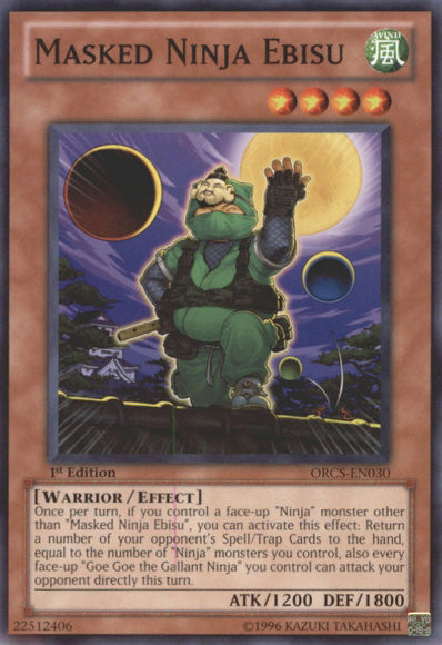 Masked Ninja Ebisu [ORCS-EN030] Common | Galactic Gamez