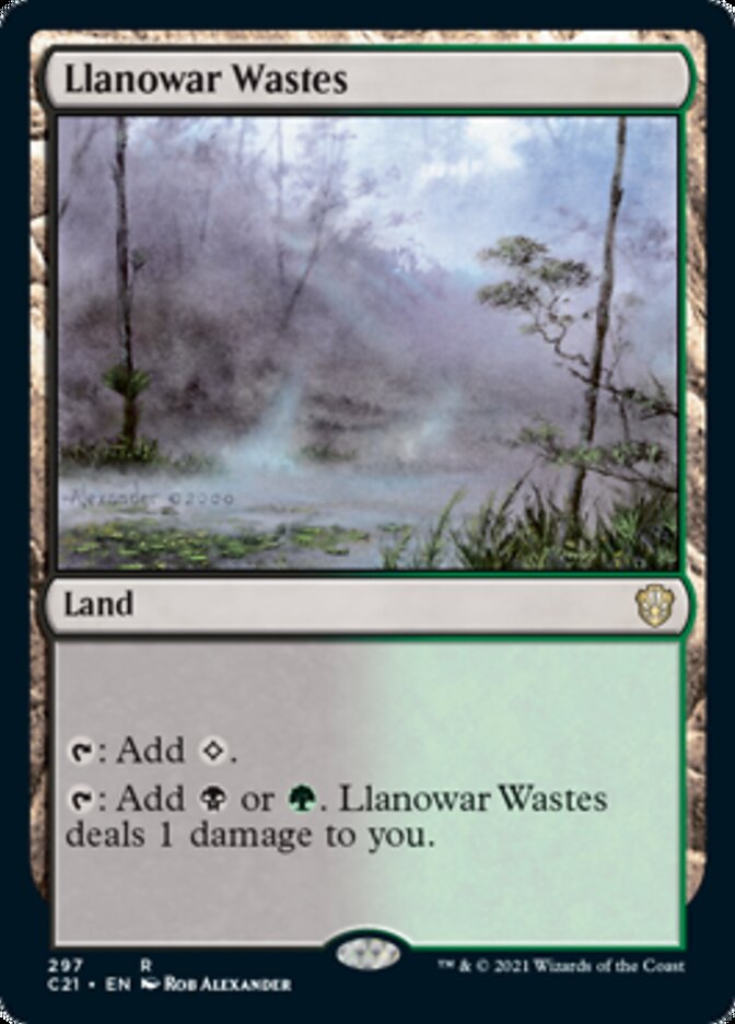 Llanowar Wastes [Commander 2021] | Galactic Gamez