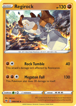 Regirock (089/185) [Sword & Shield: Vivid Voltage] | Galactic Gamez