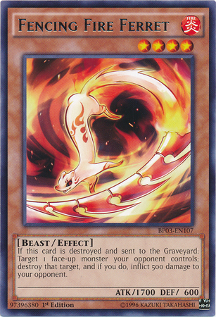 Fencing Fire Ferret [BP03-EN107] Rare | Galactic Gamez
