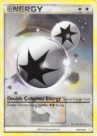 Double Colorless Energy (103/123) (League Promo) [HeartGold & SoulSilver: Base Set] | Galactic Gamez