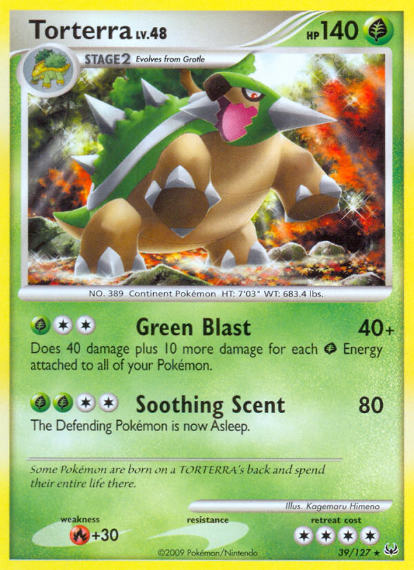 Torterra (39/127) [Platinum: Base Set] | Galactic Gamez