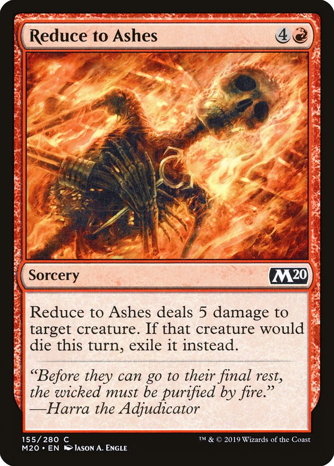 Reduce to Ashes [Core Set 2020] | Galactic Gamez