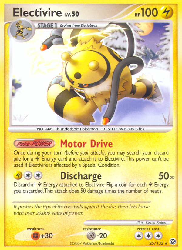 Electivire (25/132) [Diamond & Pearl: Secret Wonders] | Galactic Gamez