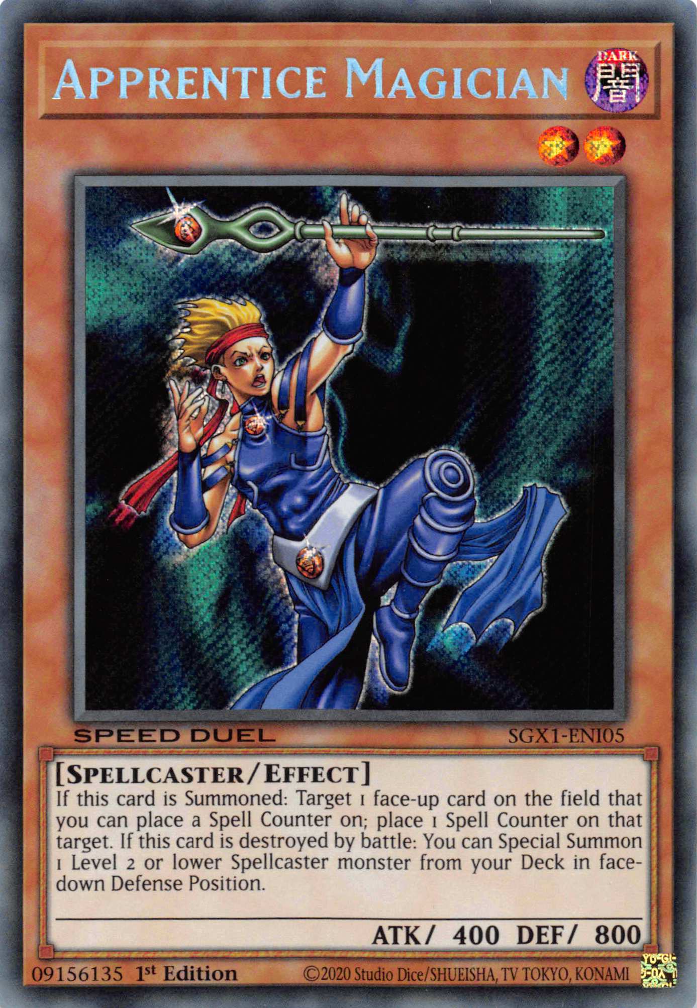 Apprentice Magician [SGX1-ENI05] Secret Rare | Galactic Gamez