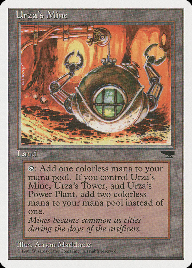 Urza's Mine (Orange Background) [Chronicles] | Galactic Gamez