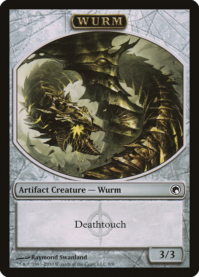 Wurm (Deathtouch) [Scars of Mirrodin Tokens] | Galactic Gamez