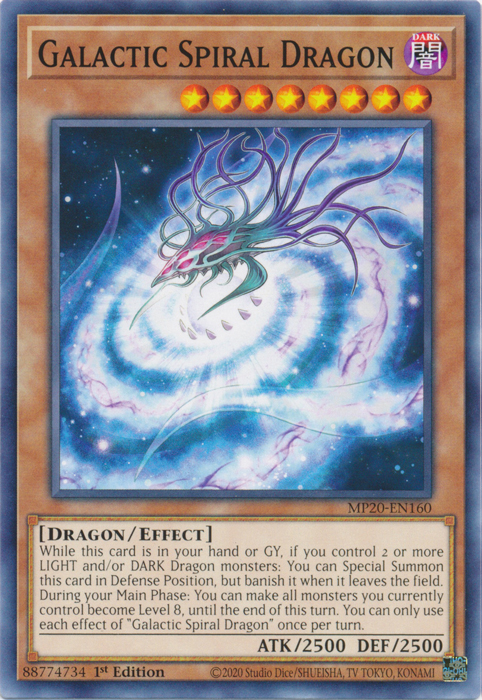 Galactic Spiral Dragon [MP20-EN160] Common | Galactic Gamez