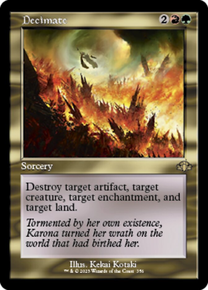 Decimate (Retro) [Dominaria Remastered] | Galactic Gamez