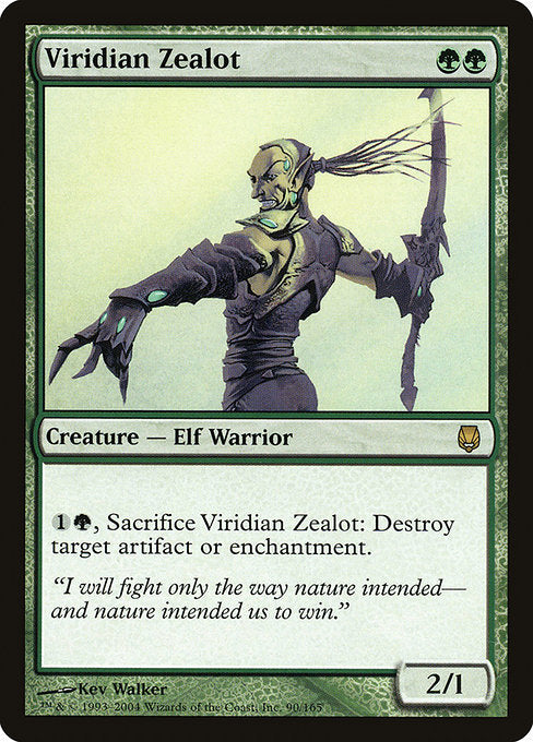 Viridian Zealot [Darksteel] | Galactic Gamez