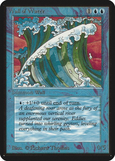 Wall of Water [Limited Edition Alpha] | Galactic Gamez