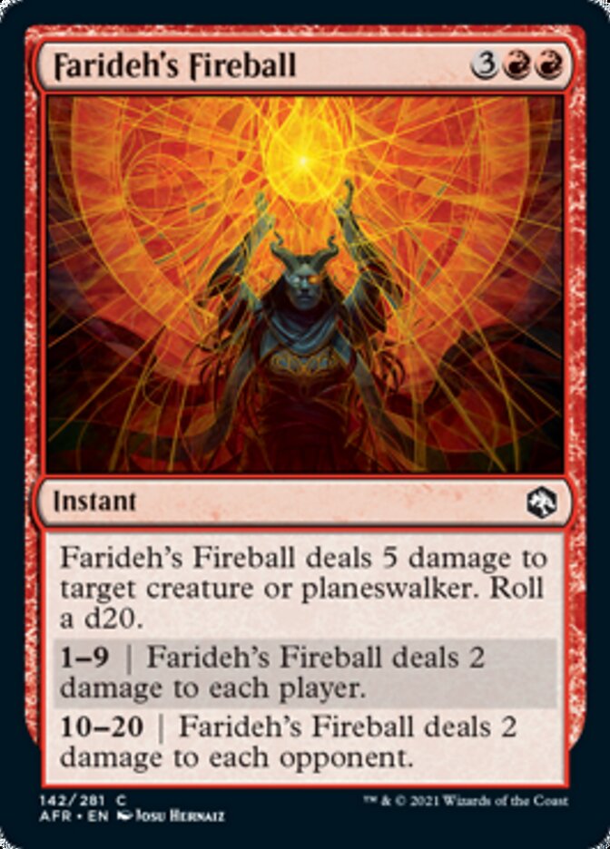 Farideh's Fireball [Dungeons & Dragons: Adventures in the Forgotten Realms] | Galactic Gamez