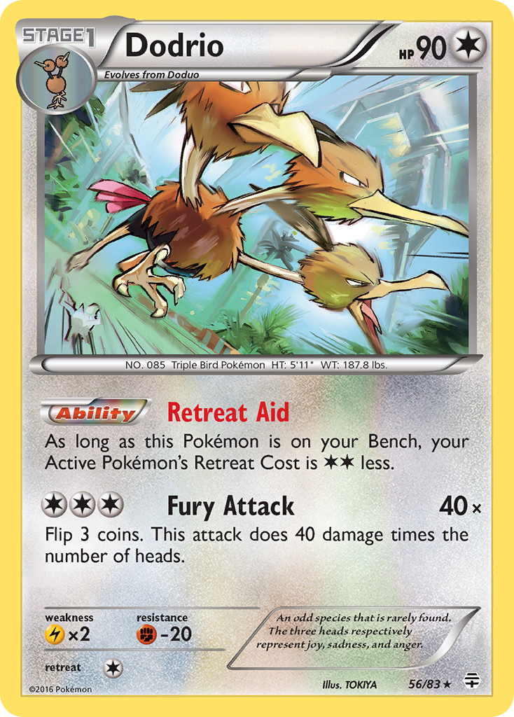 Dodrio (56/83) [XY: Generations] | Galactic Gamez