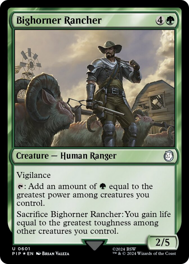 Bighorner Rancher (Surge Foil) [Fallout] | Galactic Gamez