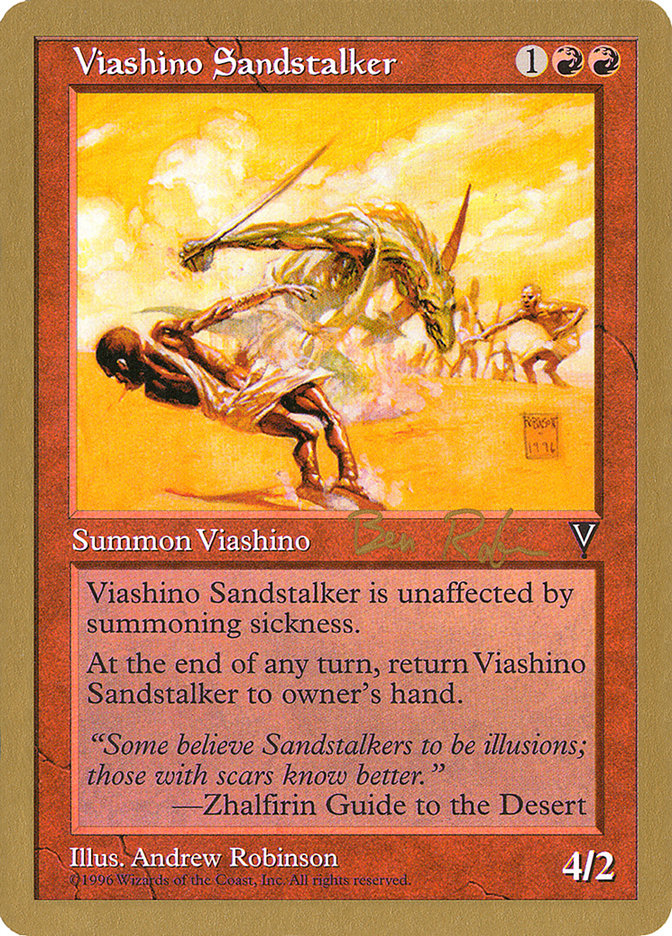 Viashino Sandstalker (Ben Rubin) [World Championship Decks 1998] | Galactic Gamez