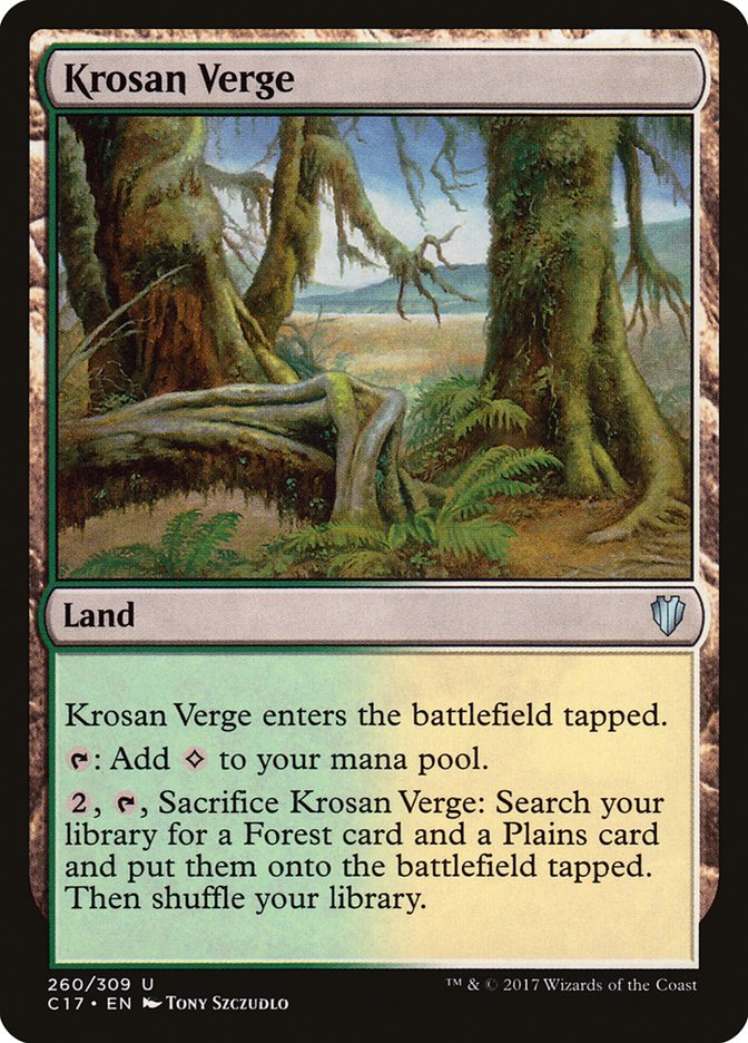 Krosan Verge [Commander 2017] | Galactic Gamez