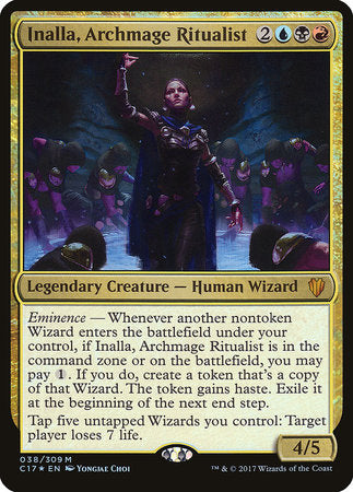 Inalla, Archmage Ritualist (Commander 2017) [Commander 2017 Oversized] | Galactic Gamez