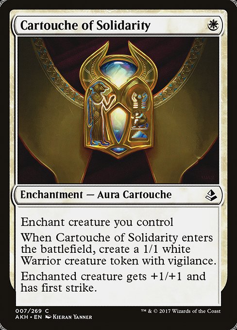 Cartouche of Solidarity [Amonkhet] | Galactic Gamez