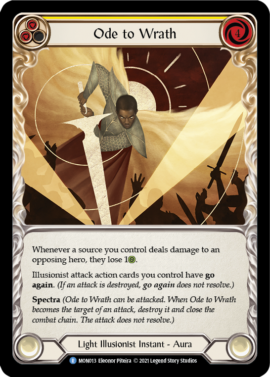 Ode to Wrath [MON013] 1st Edition Normal | Galactic Gamez