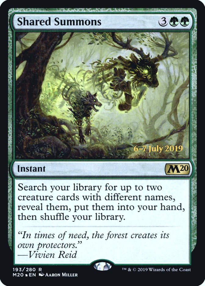 Shared Summons  [Core Set 2020 Prerelease Promos] | Galactic Gamez