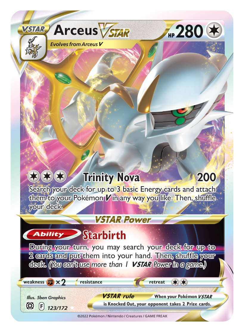 Arceus VSTAR (123/172) [Sword & Shield: Brilliant Stars] | Galactic Gamez