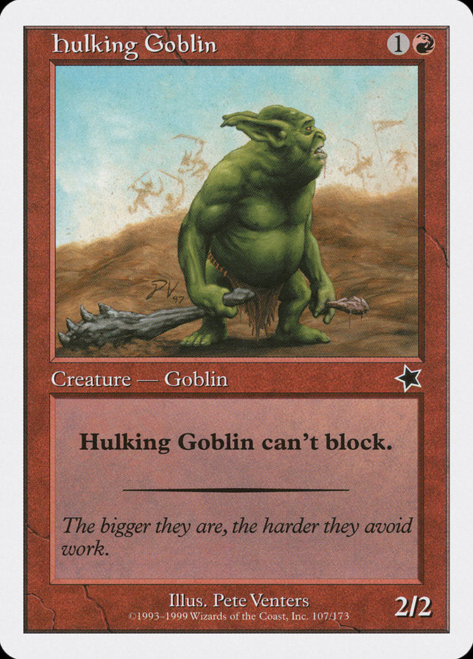 Hulking Goblin [Starter 1999] | Galactic Gamez